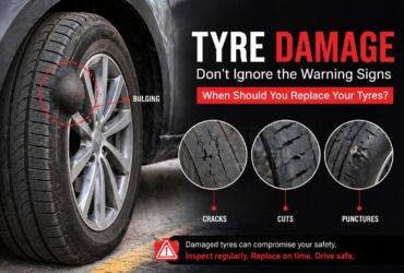 Tyre Bulging, Cracks, and Damage: When Should You Replace Your Tyres?