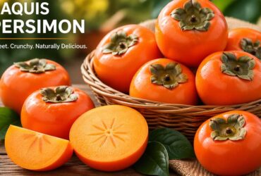 Caquis Persimon: The Bright Orange Fruit You Can Eat Like an Apple