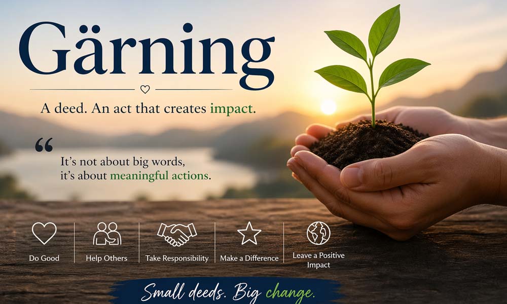 Gärning: Why This One Word Matters So Much