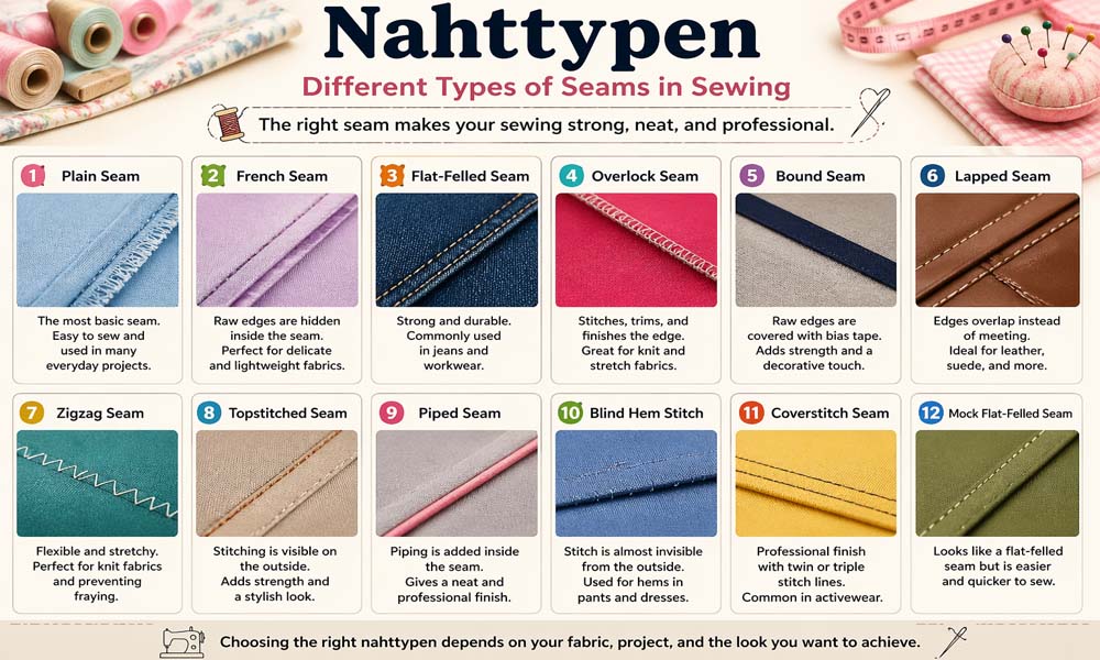 Nahttypen: Easy Ways to Make Your Sewing Look Professional