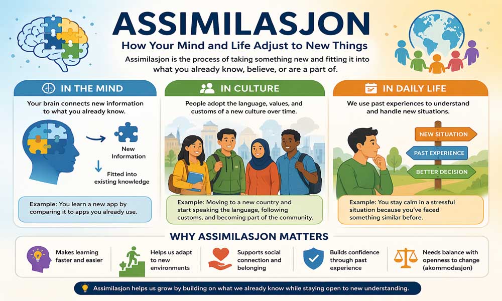 Assimilasjon: How Your Mind and Life Adjust to New Things