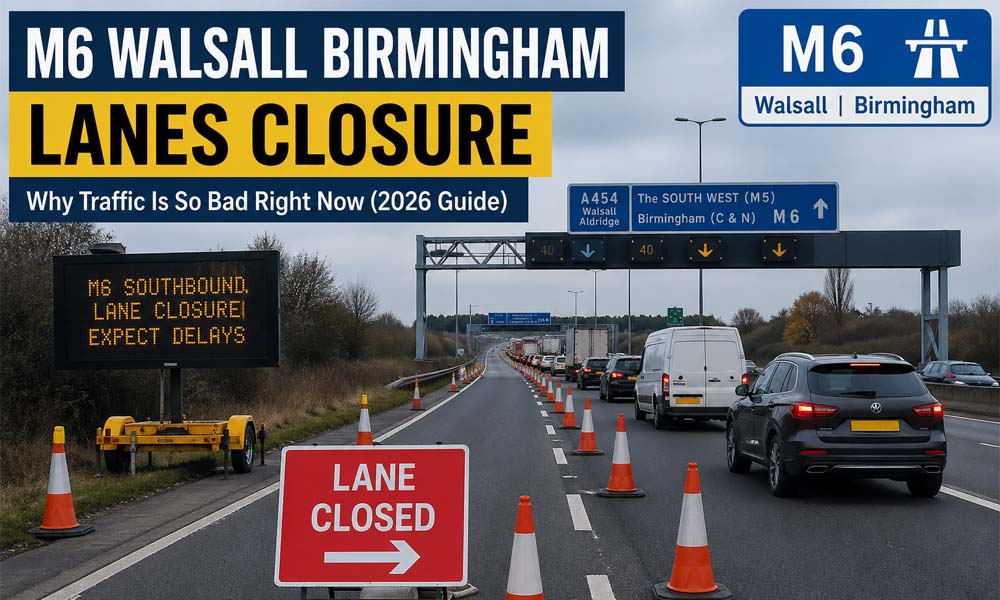 M6 Walsall Birmingham Lanes Closure: Why Traffic Is So Bad Right Now (2026 Guide)