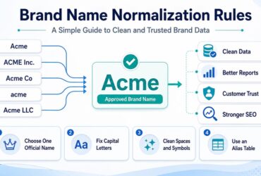Brand Name Normalization Rules: The Simple Guide to Clean and Trusted Brand Data