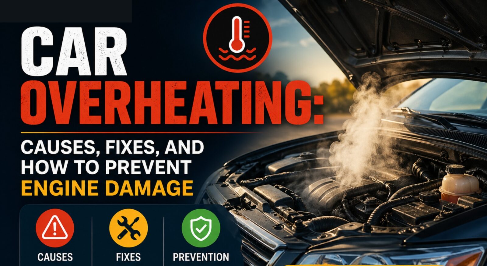 Car Overheating : Causes, Fixes, and How to Prevent Engine Damage