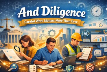 And Diligence: Why Careful Work Matters More Than Ever Today