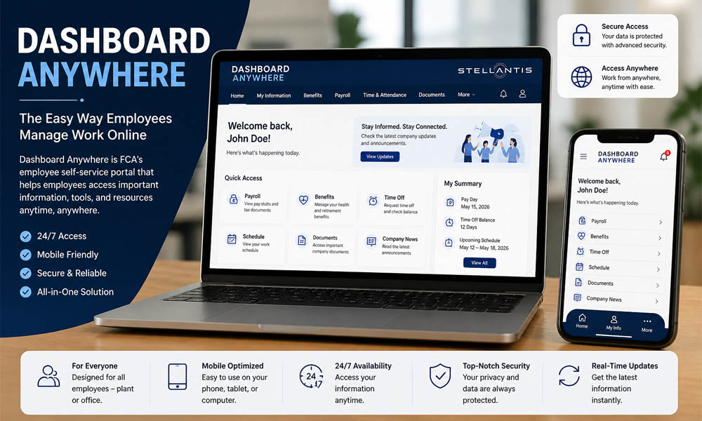 Dashboard Anywhere: The Easy Way Employees Manage Work Online