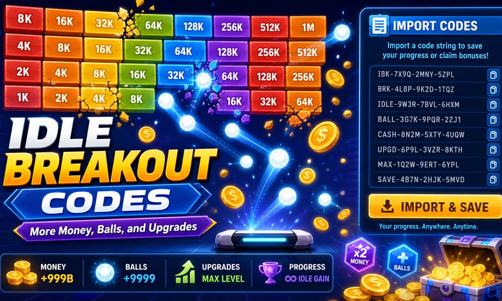 Idle Breakout Codes: Get More Money, Balls, and Upgrades