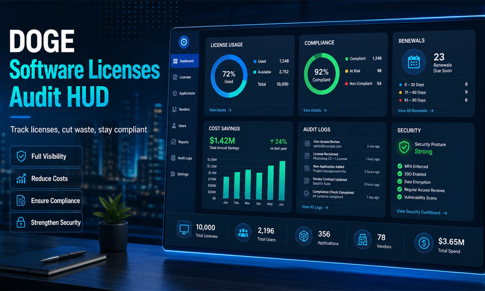 Doge Software Licenses Audit HUD: A Simple Guide to Saving Money and Staying Safe