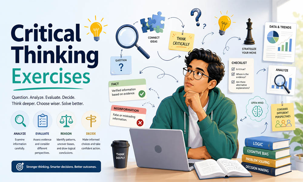 Critical Thinking Exercises: Simple Ways to Train Your Brain Every Day