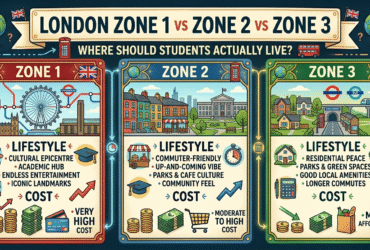 London Zone 1 vs Zone 2 vs Zone 3