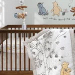 Winnie the Pooh and Christmas Bassinet Sheets