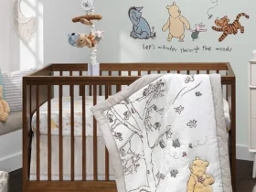 Winnie the Pooh and Christmas Bassinet Sheets