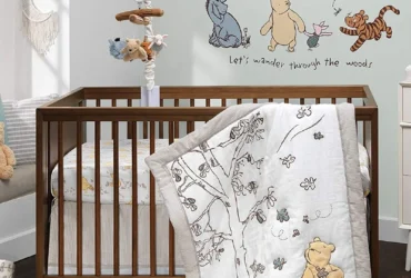 Winnie the Pooh and Christmas Bassinet Sheets