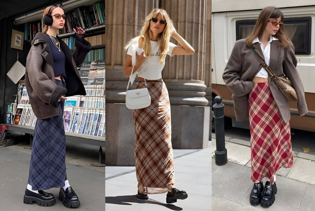 From Schoolgirl to Street Style - How the Plaid Maxi Skirt Evolved Over the Years