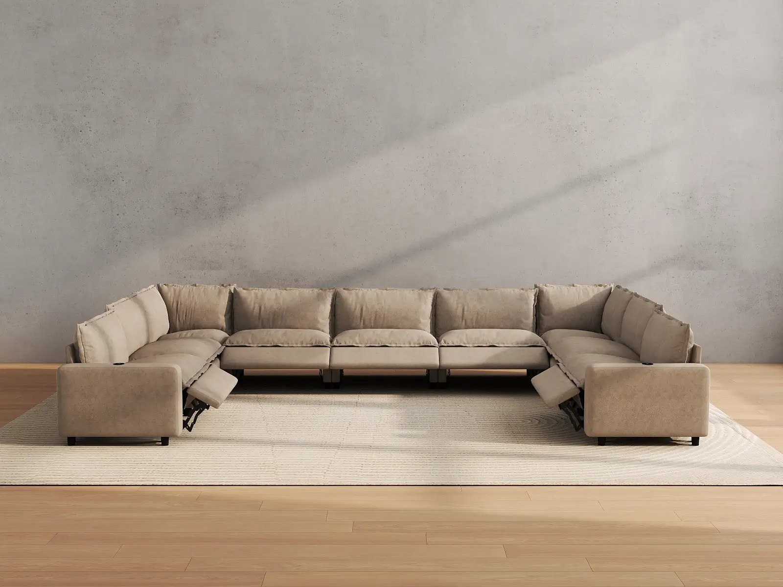 How a U Shaped Reclining Sectional Improves Living Room Life
