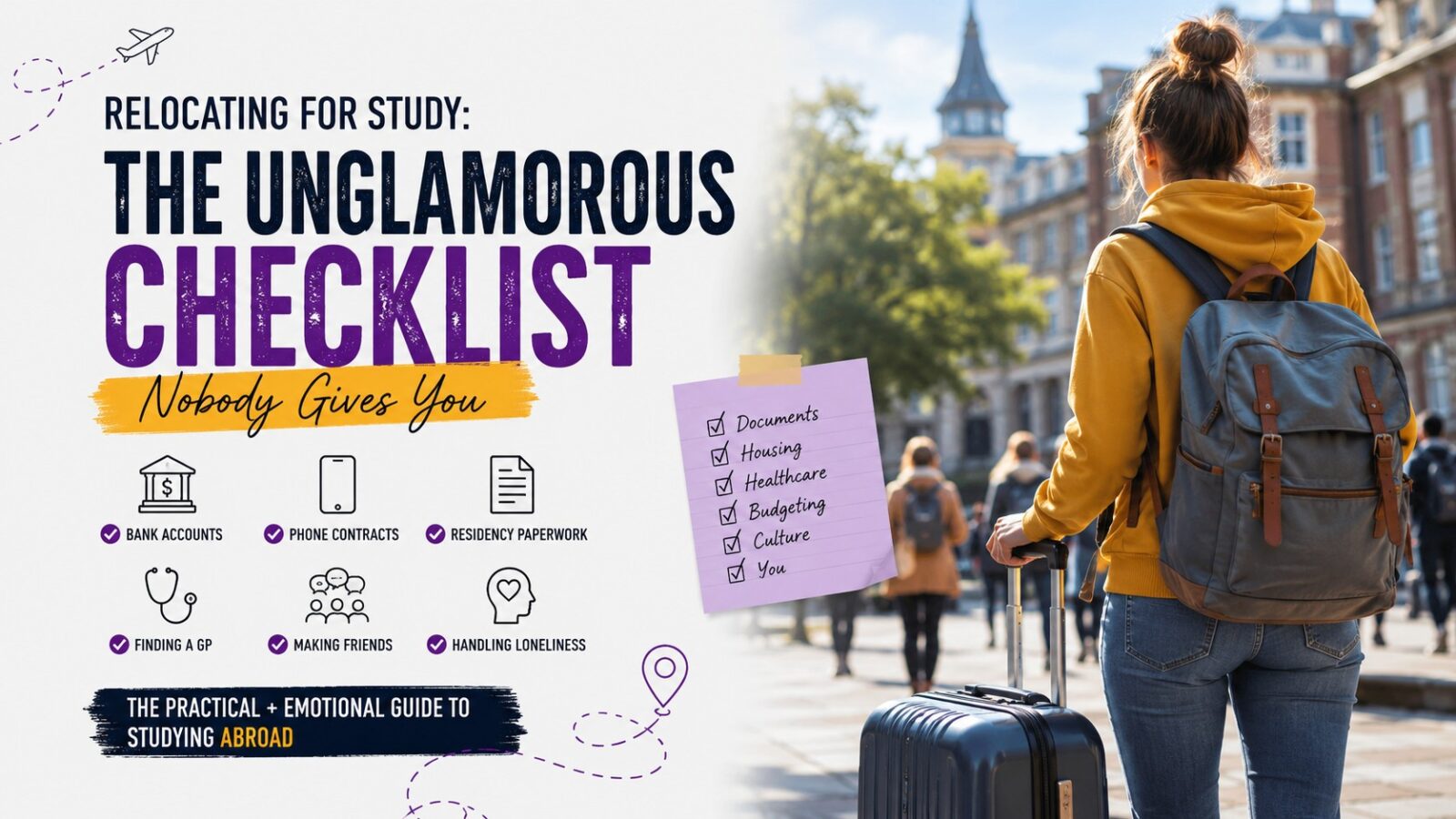 Relocating for Study: The Unglamorous Checklist Nobody Gives You