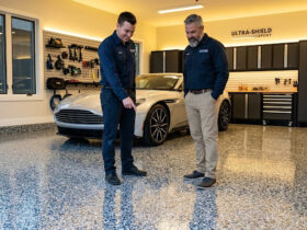 Flake Epoxy Garage Flooring