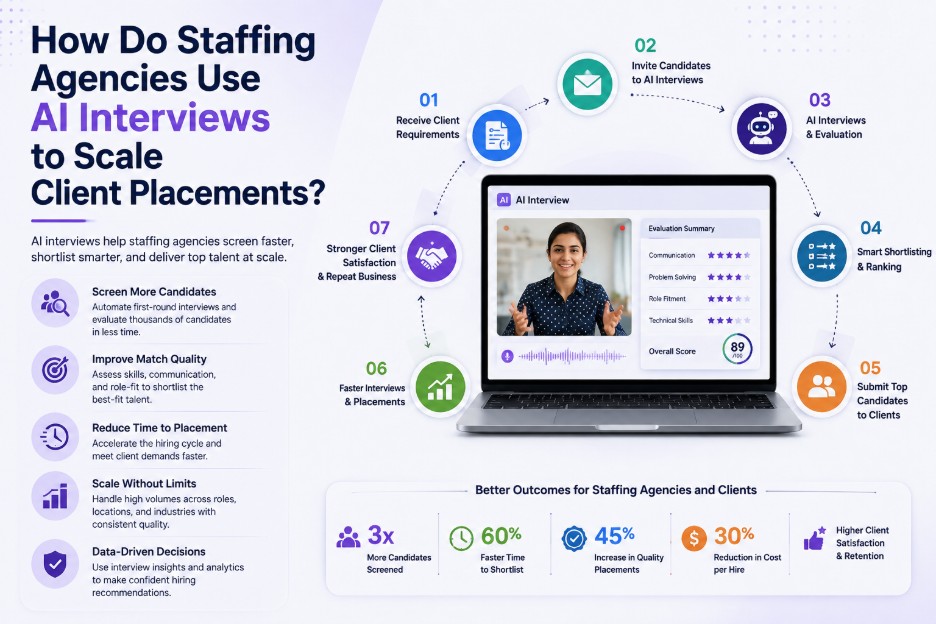 How Do Staffing Agencies Use AI Interviews to Scale Client Placements?