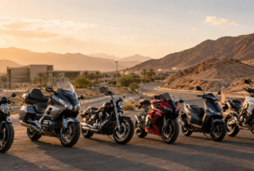 Motorcycles for sale UAE showing different motorcycle categories including sportbike, cruiser, touring, scooter, and off-road bikes