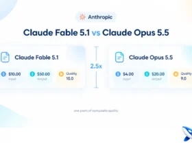 Claude Fable 5.1 vs Claude Opus 5.5: 2.5x the Price for One Point